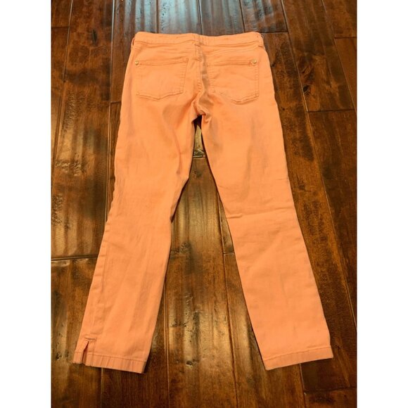 Pilcro and the letterpress Anthropologie Fit/Stet Peach Skinny Jeans, Size 25 - Picture 5 of 7